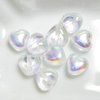 30 Stück Glass Hearts 6mm, Crystal AB