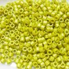 25g Beute Miyuki Delica Beads 11/0, Opaque glazed frosted citron, DB2302-25