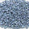 5g Röhrchen Miyuki Delica Beads 11/0, Opaque glazed frosted rainbow Moody Blue, DB2316