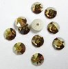 60 Stück Swarovski® Kristalle 3188 XIRIUS Lochrose, 3mm Crystal Metallic Sunshine *001METSH