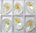 1 Stück K9 Glas Pear Drop 10x14mm,, Crystal White DeLite Unfoiled