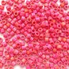 5g Röhrchen Miyuki Delica Beads 11/0, Matt Opaque Red AB, DB0874